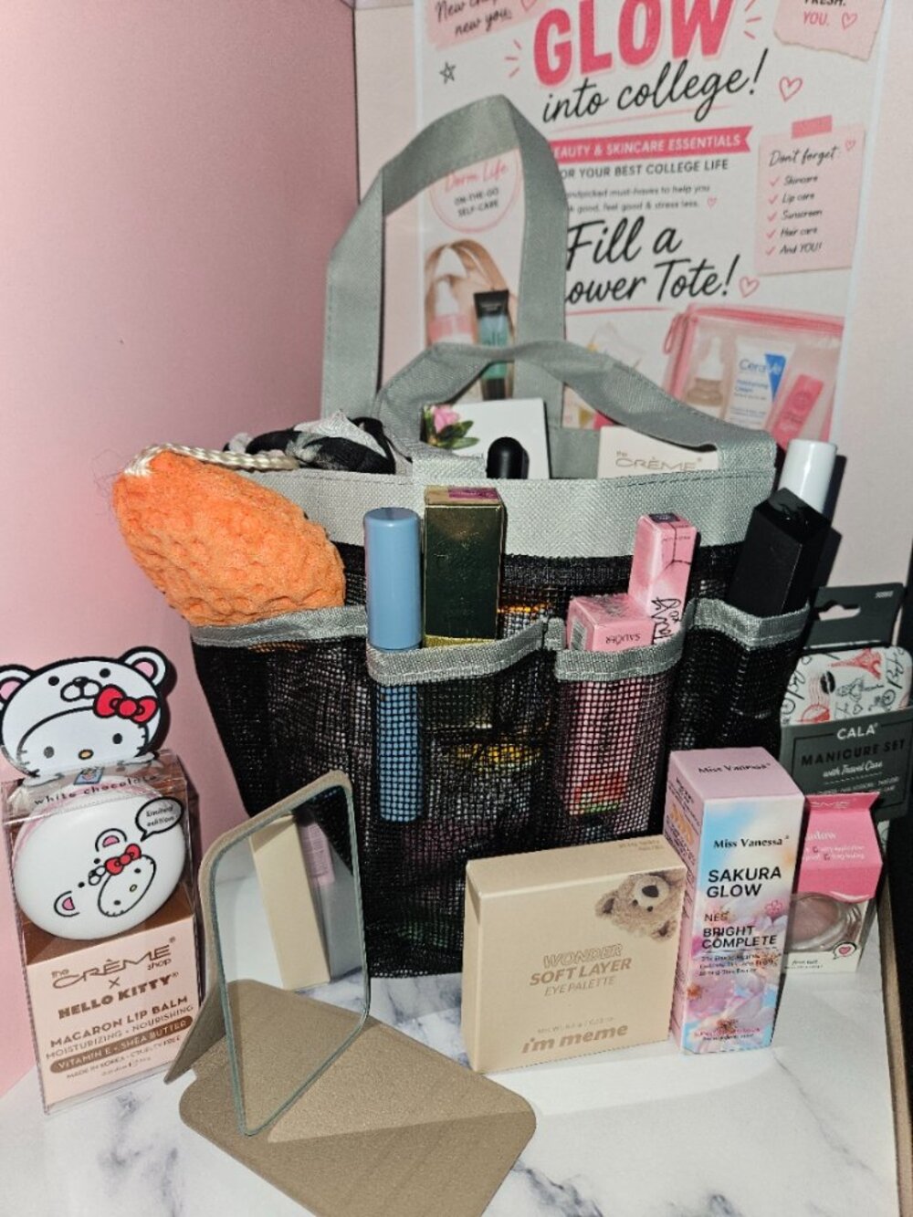 Dorm Life On-The-Go Self-Care Filled Shower Tote - Picture 5 of 6